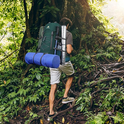 N NEVO RHINO Waterproof Hiking Backpack 50L/60L, Camping Backpack with Rain Cover, Hiking Travel Mountaineering Backpack