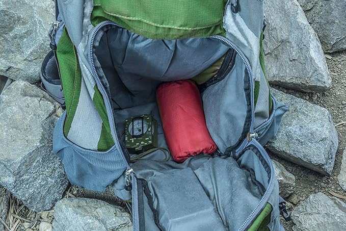 SE Survivor Series Orange Emergency Sleeping Bags with Drawstring Carrying Bags (2-Pack) - EB122OR-2