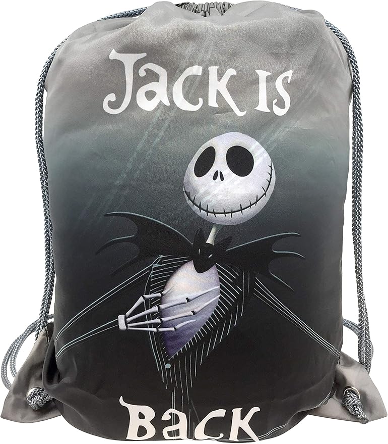 Jay Franco Disney Nightmare Before Christmas Slumber Sack - Cozy & Warm Kids Lightweight Slumber Bag/Sleeping Bag - Featuring Jack Skellington (Official Disney Product)