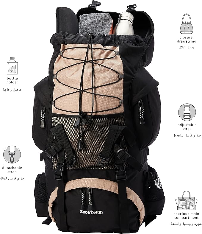 TETON Sports Internal Frame, Tan, 55L