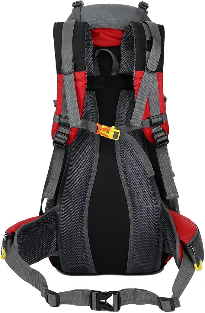 50L Hiking Backpack Men Camping Backpack with rain cover 45l+5l Lightweight Backpacking Backpack Travel Backpack