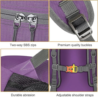 35L Lightweight Backpack Foldable Hiking Daypack Packable Travel Day Bag for Men Women Outdoor Walking Camping