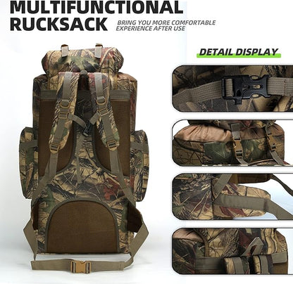 King'sGuard 100L Camping Hiking Backpack Molle Rucksack Military Camping Backpacking Daypack