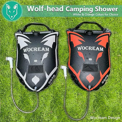 Camping Portable Solar Shower Bag, 25L, with On/Off Shower Head, for Camping, Beach Swimming, Outdoor Traveling, Camping Accessories