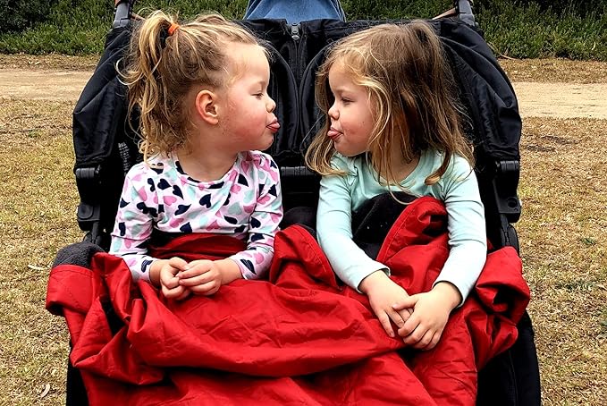 DOWN UNDER OUTDOORS Large Waterproof Windproof Extra Thick 350 GSM Quilted Fleece Stadium Blanket, Camping Picnic Outdoor & Beach, Machine Washable 82 x 55