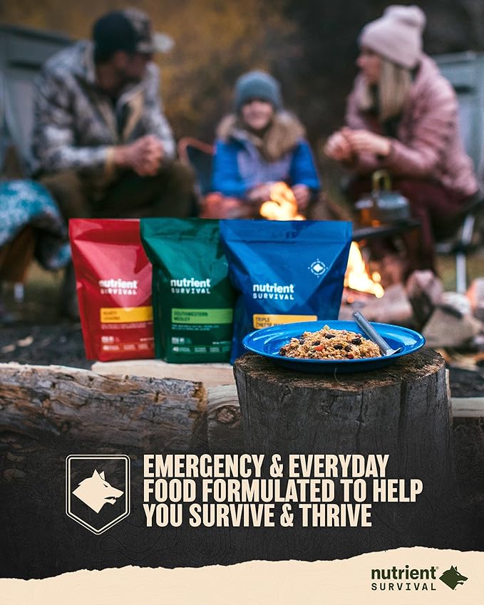 Nutrient Survival Vitamin Butter Powder, Freeze Dried Prepper Supplies & Emergency Food Supply, 16 Essential Nutrients, Soy & Gluten Free, Shelf Stable Up to 10 Years, One Can, 204 Servings