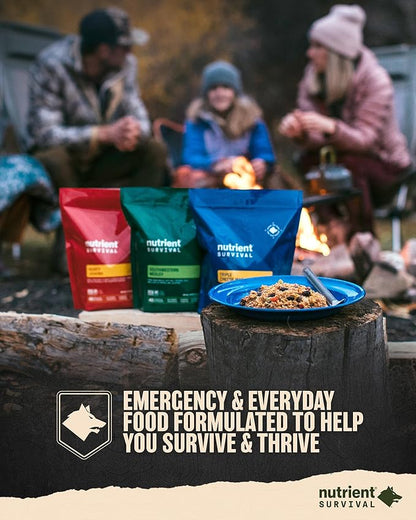 Nutrient Survival Vitamin Butter Powder, Freeze Dried Prepper Supplies & Emergency Food Supply, 16 Essential Nutrients, Soy & Gluten Free, Shelf Stable Up to 10 Years, One Can, 204 Servings