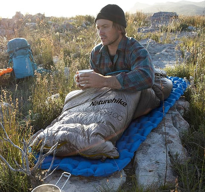 Naturehike Ultralight Down Sleeping Bag, 650FP, 3-4 Season, Adults, 32-42, Waterproof, Compact, Camping, Hiking