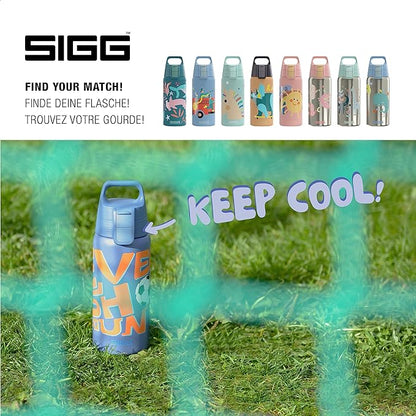 SIGG - Insulated Kids Bottle - Shield One Therm - For Carbonated Beverages - Dishwasher Safe - Stainless Steel - 17 Oz