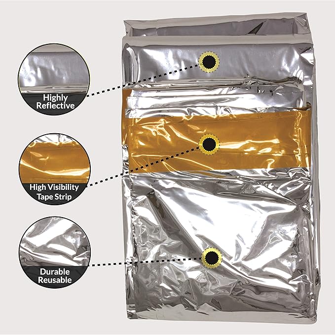 Ever Ready First Aid Emergency Space Mylar Survival Camping Sleeping Bag 36” x 84”