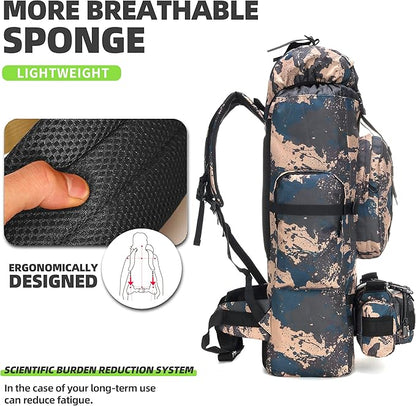 King'sGuard 100L Camping Hiking Backpack Molle Rucksack Military Camping Backpacking Daypack