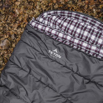 Teton Celsius XXL Sleeping Bag, Cold Weather Sleeping Bags for Adults and Kids, Camping Made Easy and Warm. Compression Sack Included, 35F, 25F, 0F, 20F Degree