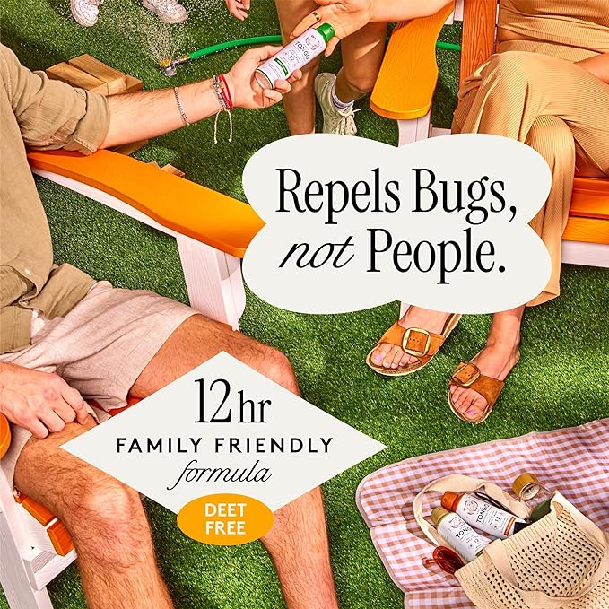 DEET-Free Green Tea + Mint Insect Repellent with Picaridin- The 12 Hour Protection, DEET Alternative