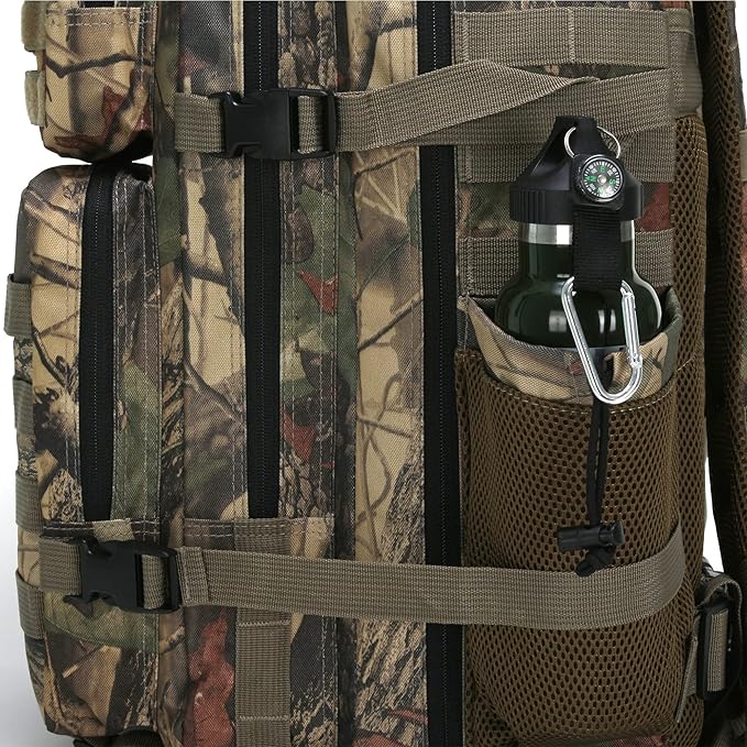 Military Tactical Backpack Army 3 Days Assault Pack Bag Large Rucksack with Molle System Hiking Treeking Rucksack