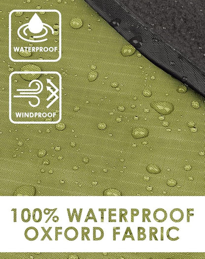 DUKUSEEK Waterproof Blanket Outdoor, Hooded Blanket Poncho - Large (79"x 59"), Portable, Windproof Fleece Blankets for Cold Weather Camping, Picnic, Sports, Boat, Dogs, Festivals, Car, Emergency…