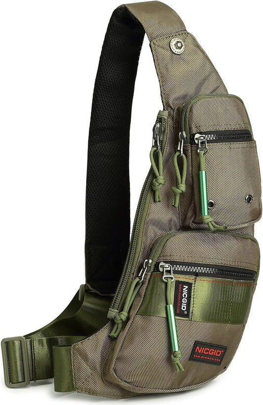 NICGID Sling Bag Chest Shoulder Backpack Crossbody Bags Casual Daypack for Men Women