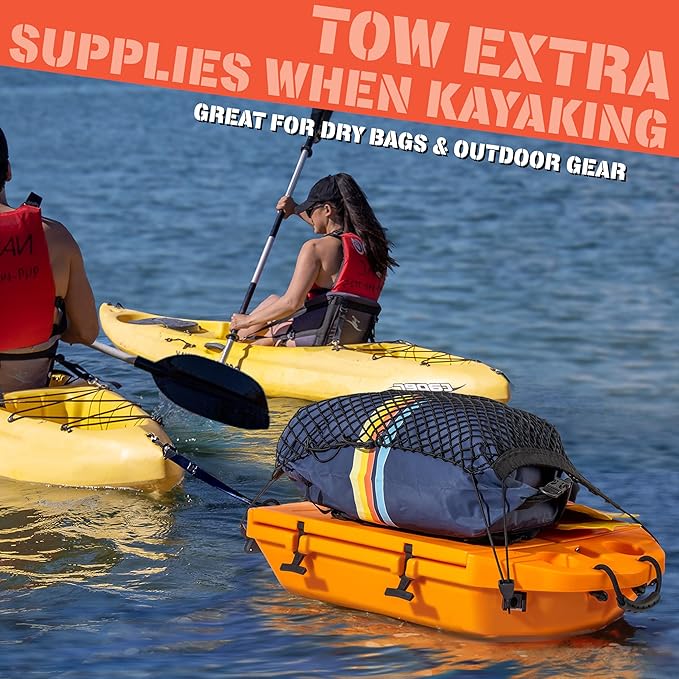 CUDDY Floating Cooler and Dry Storage Vessel for Land & Water – 40QT– Great for River, Beach, Kayak, Pool, & Lake - Multiple Color Options