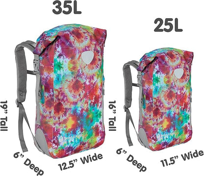 Skog Å Kust BackSak Heavy Duty Waterproof Backpack - Gear Bag for Sports, Travel, & More - 25 & 35 Liter Sizes