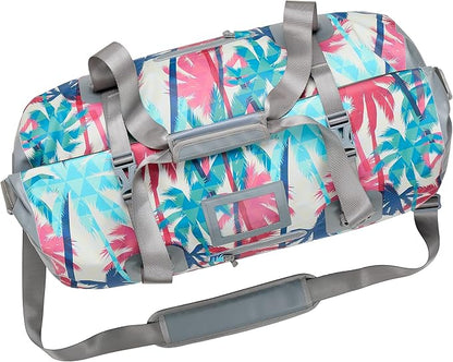 Skog Å Kust Duffelsak Heavy Duty Waterproof Duffel - Gear Bag for Sports, Travel, & More - 40L Palm