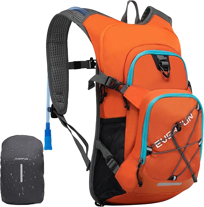 Everfun Hydration Backpack 18L with Water Bladder 2L/3L Hiking Water Backpack Women Men Lightweight Insulation Hydration Day Rucksack for Hiking, Cycling, Running, Festival, Camping