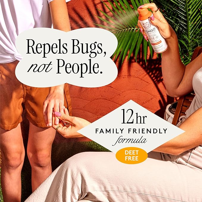 DEET-Free Insect Repellent with Picaridin, The 12 Hour Protection, DEET Alternative - Citrus + Sandalwood