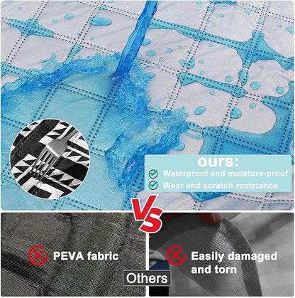 ICOSY Large Picnic Outdoor Blankets, 78" x 59" Beach Camping Blanket Waterproof Sandproof Picnic Camping Mat Camping Gear Essentials
