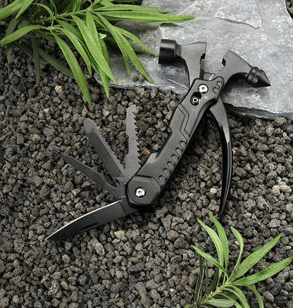 KA-71 14-in-1 Multitool with Safety Locking, Professional Stainless Steel Multitool Pocket Hammer,Nail Puller, Flat Pliers, Grip Pliers, Apply to Survival,Camping, Hunting and Hiking