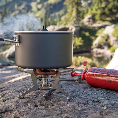 MSR WhisperLite Universal Compact Hybrid Fuel Camping and Backpacking Stove