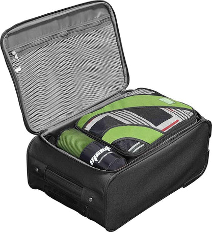 EPAuto 2-Pack Microfiber Fast Drying Travel Gym Towels, Green, (60''x30'', 24''x15'')