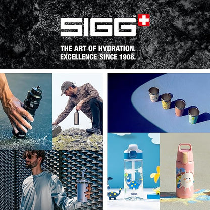 SIGG - Insulated Kids Bottle - Shield One Therm - For Carbonated Beverages - Dishwasher Safe - Stainless Steel - 17 Oz