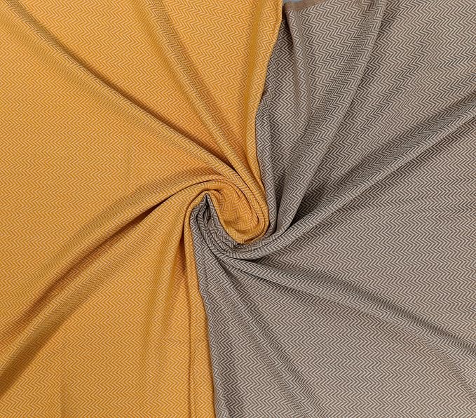 2 Pack Cotton Oversized Beach Towel Turkish Peshtemal Quick Dry Absorbent Lightweight Washable Sand Free Blanket Summer Camp Swim Pool Travel Compact (Caramel Beige and Gold Yellow)
